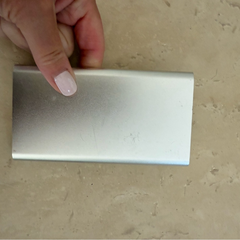 Portable Silver Power Bank